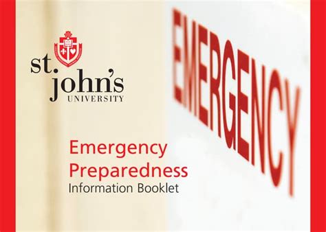 Emergency Preparedness Booklet .